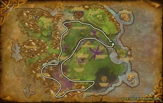 暮光高地采矿地图 暮光高地采矿地图